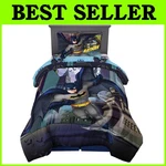 Batman Bedding Set, 4PC Twin Size Comforter & Sheet. Fixed Price $114.39.