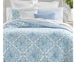 Charter Club Damask Coastal Medallion Full Queen Comforter Set 3PC Cotton 100%. Fixed Price $55.99.