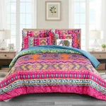Wongs Bedding Bohemian Queen Comforter Set Ultra Soft Microfiber Reversible Boho. Fixed Price $53.99.