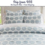 New Pottery Barn Shell Motif Comforter. Fixed Price $91.99.