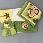 Nojo 3PC Safari Jungle Nursery Baby Crib Bedding Set. Fixed Price $24.99.