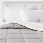 Room Essentials Faux Shearling Reversible Comforter Sherpa. Fixed Price $20.00.