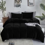 Karever Black Velvet Comforter Set - Full Flannel Bedding With .... Fixed Price $119.74.