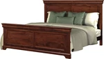 Amish Traditional Solid Wood Panel Bed King Queen Avondale Usa. Fixed Price $2149.00.
