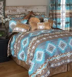 Wrangler Woven Chenille 5-PIECE Rustic Western Bedding Comforter Set, Mesa Daybr. Fixed Price $599.99.