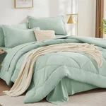 Fuanna 7 Pieces Full Size Comforter Sets All Season Bedding Luxur. Fixed Price $61.25.