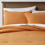 Threshold 3-PIECE Cotton Linen Comforter Set Oeko-tex Space Dyed. Fixed Price $43.99.