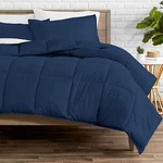 Comforter Set King Blue Hypoallergenic 3 Piece Down Alternative Pillow Shams. Fixed Price $109.51.