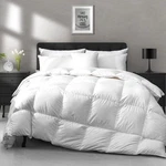Apsmile Lightweight Down Feather Comforter King 106X90 White. Fixed Price $259.99.