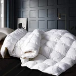 Lesnncier Goose Down Comforter Pinch Pleat Duvet Insert 1200TC 750+FP King Size. Fixed Price $105.99.