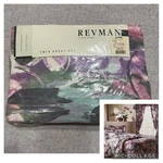 Vintage 1989 Revman Twin Sheet Set 3 Pc Irregular Percale Reflections Modern Y2K. Fixed Price $30.40.