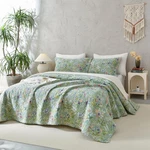 Qsh 100% Cotton Oversized King Quilt Bedspread Bedding SET(128"X120"),3PCS Ex.... Fixed Price $235.06.