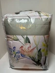 Ted Baker London Elegant Full Queen Comforter Shams Set Pink Multi Floral Cotton. Fixed Price $185.00.