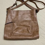 Magnolia Grace Brown Crossbody Purse Distressed Leather Style Shoulder Bag. Fixed Price $20.99.