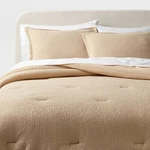 Washed Waffle Weave Comforter And Sham Set - Threshold. Fixed Price $27.19.