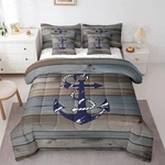 Rustic Lake-themed Queen Comforter Set With Pillows & Sheets Farmhouse Style. Fixed Price $128.99.