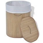 Collapsible Laundry Basket Bin Dirty Clothes Hamper Bamboo Vidaxl. Fixed Price $38.99.
