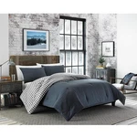 Comforter Set Reversible Cotton Bedding Kingston Charcoal Eddie Bauer Shams. Fixed Price $154.99.
