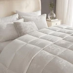 Hyprest Velvet Comforter KING,3 Pcs Luxury Elegant Duvet,ultra Soft White. Fixed Price $113.07.
