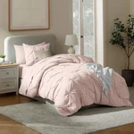 Nestl Twin Comforter Set 5 Piece, Pintuck Bedding Blush Pink, Colleg.... Fixed Price $52.16.