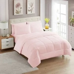 Sweet Home Collection 7 Piece Comforter Set Bag Solid Color All Season Soft Down. Fixed Price $71.99.