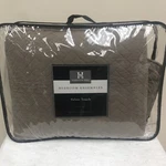 Hampton Hill Bedroom Ensembles Coverlet Set Queen Size Brown Velvet Touch. Fixed Price $79.95.