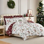 Inc. 5-PIECE Reversible Christmas Comforter Set Twin/xl, Oversized Chr.... Fixed Price $40.86.