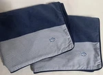 Southern Tide Navy Blue Pinstripe Pillow Shams Standard 21X25 Nautical. Fixed Price $19.99.