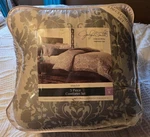 Jaclyn Smith Collection Mayfair 5 Pc. King Comforter Set Damask-style Pattern. Fixed Price $48.99.