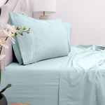Sweet Home Collection 1800 Count Microfiber 4 Piece Bed Sheet Set King & Queen. Fixed Price $27.99.