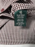 Ralph Lauren Metropolitan Place Houndstooth Brown Pillow Shams King Size. Fixed Price $49.99.