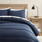 Pottery Barn Teen Super-plush Stripe Comforter On Sale. Fixed Price $64.55.