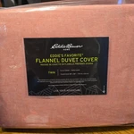 Bauer Flannel Duvet Cover Twin Apricot Eddie's Favorite 100% Cotton Cabin. Fixed Price $54.99.