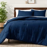 Bare Home 1800 Ultra-soft Comforter Set, & Warm Goose Down Alternative. Fixed Price $79.99.