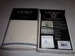 New Ralph Lauren Annie Blue Leaf Stitch Euro Pillow Sham Msrp $135. Fixed Price $50.00.