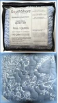 Southshore Fine Linens Winter Brush Reversible Blue 3-PIECE Full/queen Quilt Set. Fixed Price $38.00.