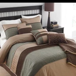 Riverbrook Home Elite Collection Comforter Set Queen Lexia - Brown/multi 7. Fixed Price $136.58.