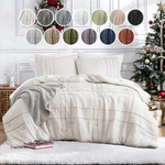 Textured Soft Pleated Comforter Set Lightweight Washed Bedding Twin Queen King. Fixed Price $49.99.