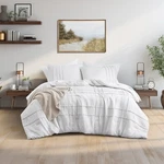 Textured Soft Pleated Comforter Set Lightweight Washed Bedding Twin Queen King. Fixed Price $44.99.