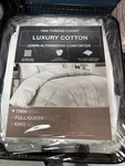 Blue Ridge Home Fashions Cotton Down Alternative Comforter King White 1000TC. Fixed Price $30.00.