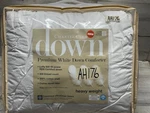 Charter Club Premium White Down King Comforter Heavy Weight New. Fixed Price $175.99.