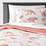 Twin Dinosaur Comforter Set Pink - Pillowfort. Fixed Price $17.99.