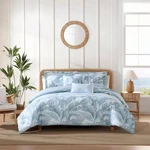 Tommy Bahama 3PC Full/queen Palm Serenity Comforter Bedding Set Blue. Fixed Price $63.99.
