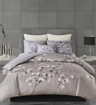 Natori Purple Lilac Sakura Blossom Sateen 3-PC. Duvet Cover Set, Full/queen Size. Fixed Price $76.50.