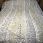 Calvin Klein Comforter Queen Leaves Taupe Gray White Lavendar. Fixed Price $59.19.