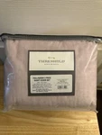 New Threshold Pale Pink Cotton Velvet Full Queen Duvet Cover & Shams Set 3 Pc. Fixed Price $65.79.
