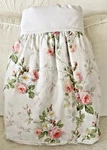 Vtg Ralph Lauren Meadow Way Full Ruffled Bed Skirt Shabby Chic Cottage Faye Rose. Fixed Price $85.00.