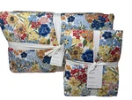 New Pottery Barn Willow Floral Reversible Full/queen Comforter & 2 Standard Sham. Fixed Price $299.95.