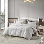 Farm Home Duck Down Comforter White Organic Cotton All Seasons 600 Fill Power. Fixed Price $259.99.
