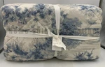 Pottery Barn Jardin Toile Comforter Blue Multi Full Queen #T1217. Fixed Price $198.09.
